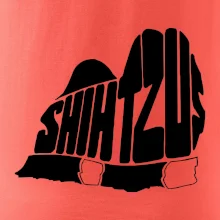 Shih-tzu - nápis v tele