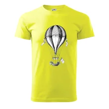 Teplovzdušný balón kreslený