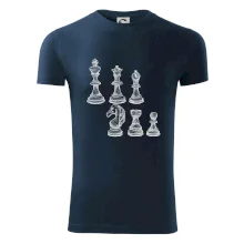 Šachové figúrky kreslené