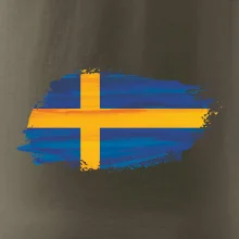 Švédska vlajka kreslená