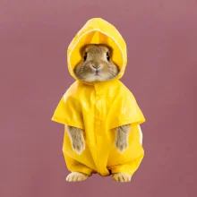 Králik v pláštenke