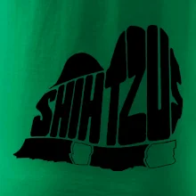 Shih-tzu - nápis v tele Shih-tzu - nápis v tele