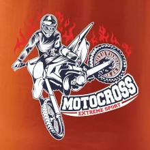 Motocross extreme sport fire