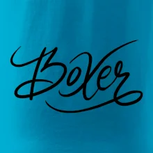 Boxer - nápis okrasný