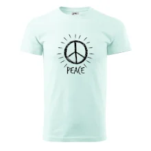 Peace symbol čiernobiely