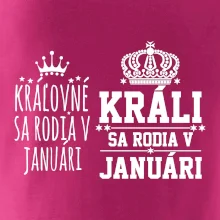 Králi - Kráľovné sa rodia v januáry