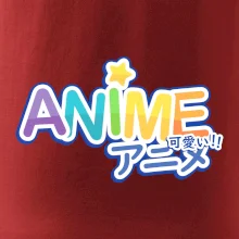 Anime nápis dúhový