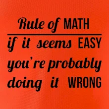 Rule of math
