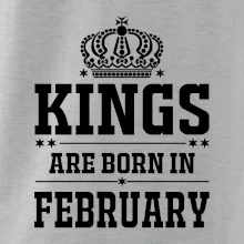 Kings are born in February