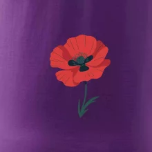 Vlčí mak kreslený veľký