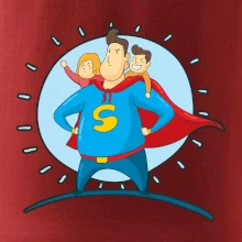 Táta superman - dievča a chlapec