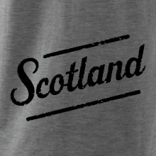 Scotland Vintage nápis Scotland Vintage nápis