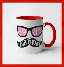 Mustache narozeniny - okuliare