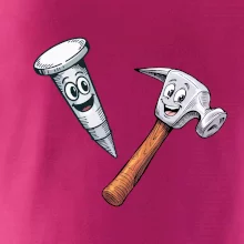 Parové tričko - Kladivo a klinec