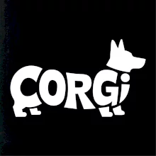 Corgi nápis v tele