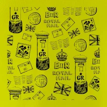 Britská pošta ikony