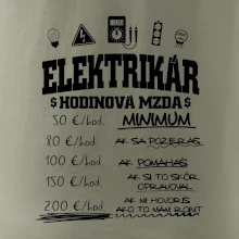Hodinová mzda elektrikár Hodinová mzda elektrikár