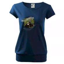 ATV štvorkolka v lese