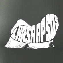 Lhasa Apso nápis v tele Lhasa Apso nápis v tele