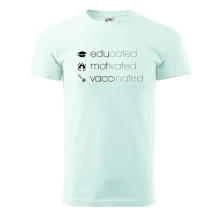 Educated motivated vaccinated Educated motivated vaccinated