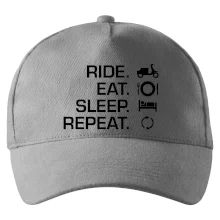 Ride Eat Sleep Repeat moto skúter