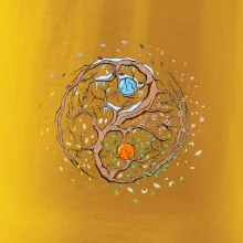 Yin & Yang strom - zima, leto Yin & Yang strom - zima, leto