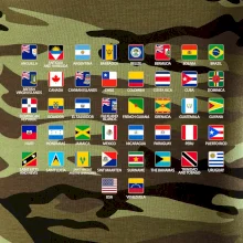 Vlajky štátov - Amerika