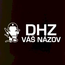 DHZ postavička - vlastný nápis DHZ postavička - vlastný nápis