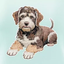 Lagotto romagnolo vyšívaný veľký