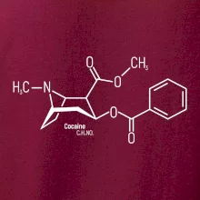 Molekulárna štruktúra Cocaine Kokaín