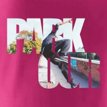 Parkour nápis v meste