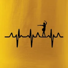 EKG tanečnice salsy