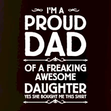 Proud Dad Daughter