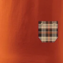 Flanelové triko hnědé