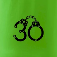 Narodeninové tričko pre policajta - putá 30