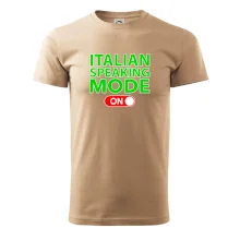 Italian speaking mode - ON Italian speaking mode - ON