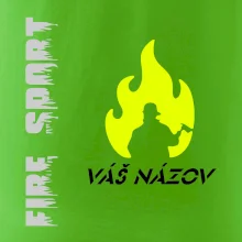 Hasiči - oheň - Váš názov - Prsník + chrbát