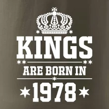 Kings are born in 1978
