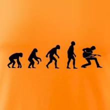 Evolúcia gitarista - kľačiaci