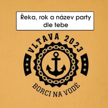 K vode - kotva (vlastný nápis) K vode - kotva (vlastný nápis)