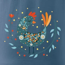 Folklór - sliepky s margarétkami