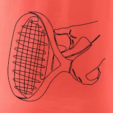 Tenisová raketa jedným ťahom