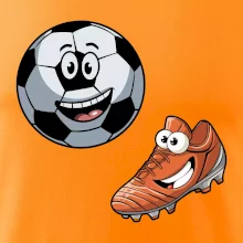 Parové tričko - Kopačka a lopta