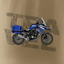 Cestovná enduro modrá