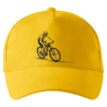 MTB kreslený cyklista