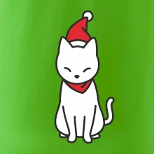 Vianočná mačka sediaca