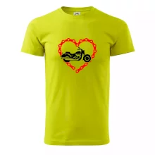 Moto srdce reťaz - chopper Moto srdce reťaz - chopper