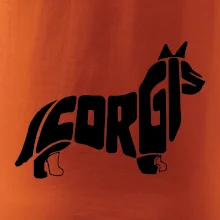 Corgi - nápis v tele