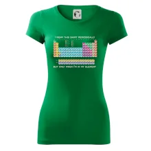 I wear this shirt periodically but only when I'm in my element I wear this shirt periodically but only when I'm in my element