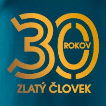 30 rokov zlatý človek